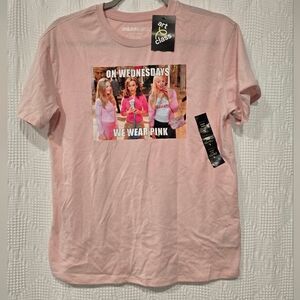 NWT Mean Girl's Art Class Pink Graphic T-Shirt 10/12